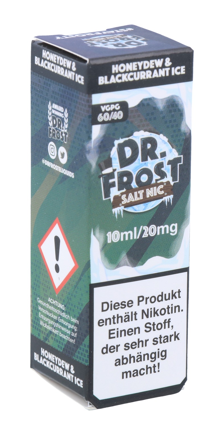 Dr. Frost - Polar Ice Vapes - Honeydew Blackcurrant Ice - Nikotinsalz Liquid 20mg/ml