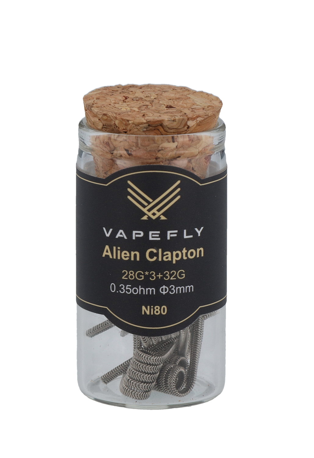 Vapefly Ni80 Alien Clapton Coil 28GA*3+32GA 0,35 Ohm (6 Stück pro Packung)