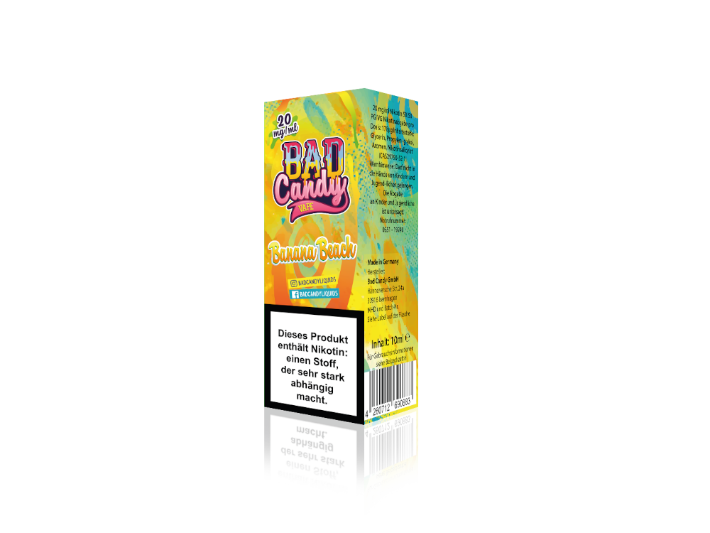 Bad Candy Liquids - Banana Beach - Nikotinsalz Liquid 20mg/ml
