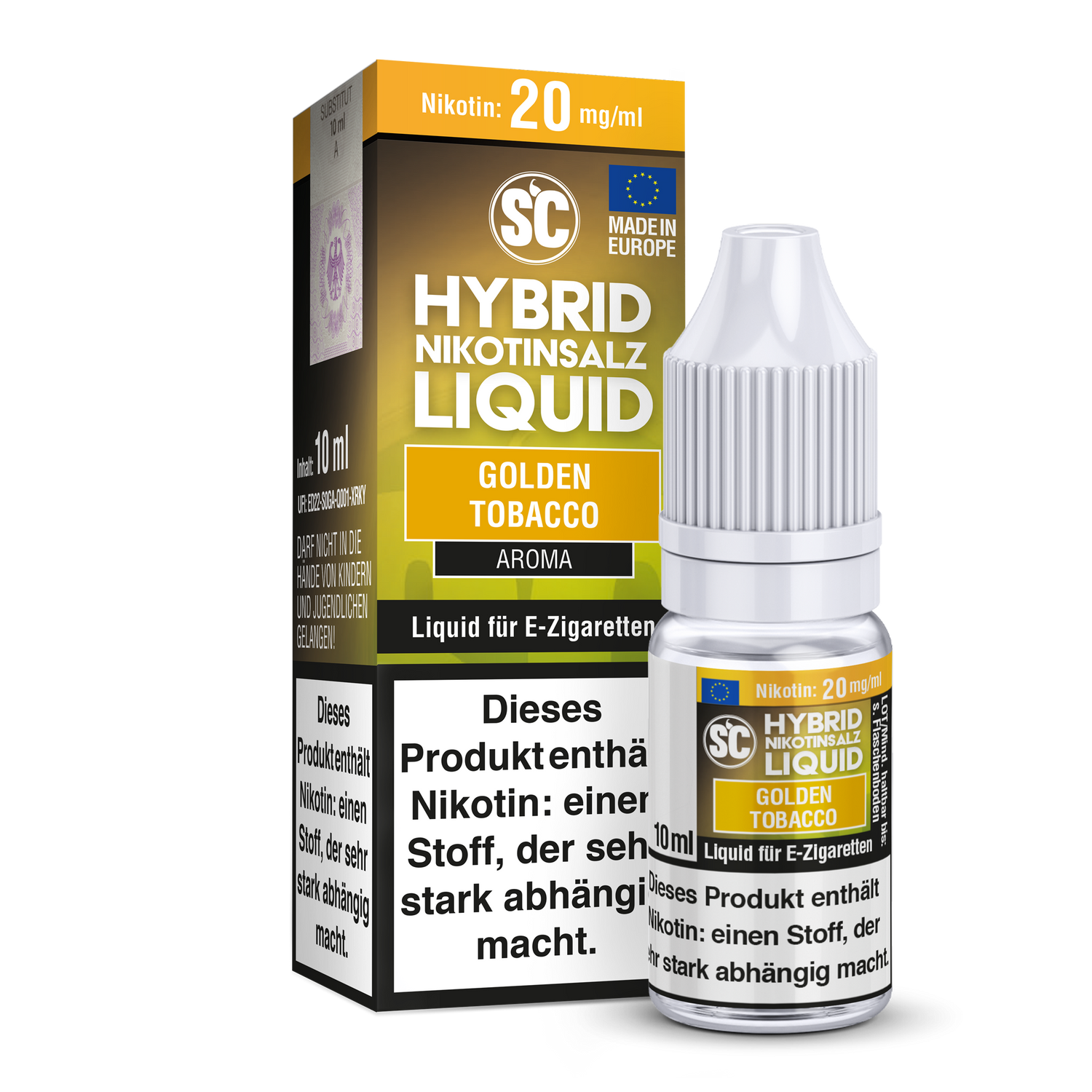 SC - Golden Tobacco - Hybrid Nikotinsalz Liquid