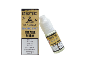 Gangsterz - Zitrange Bonbon - Nikotinsalz Liquid