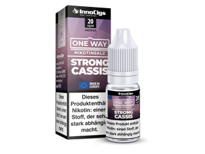 InnoCigs - One Way - Strong Cassis - Nikotinsalz Liquid