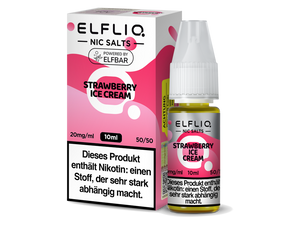 ELFLIQ - Strawberry Ice Cream - Nikotinsalz Liquid