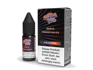 Mega Salts - Peach Maracuja Ice - Nikotinsalz Liquid 