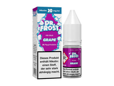 Dr. Frost - Ice Cold - Grape - Nikotinsalz Liquid