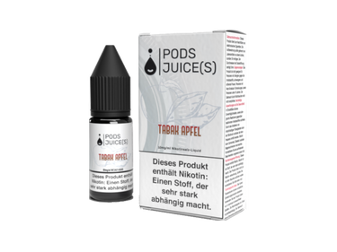 Pods Juice(s) - Tabak Apfel - Nikotinsalz Liquid