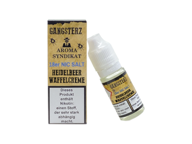 Gangsterz - Heidelbeer Waffelcreme - Nikotinsalz Liquid