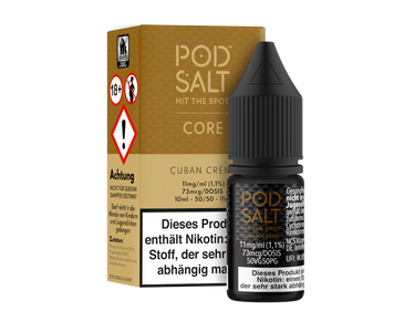 Pod Salt Core - Cuban Creme - Nikotinsalz Liquid 