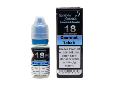 Shadow Burner - Gourmet Tabak - Nikotinsalz Liquid 