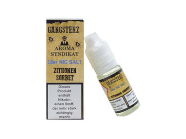 Gangsterz - Zitronen Sorbet - Nikotinsalz Liquid