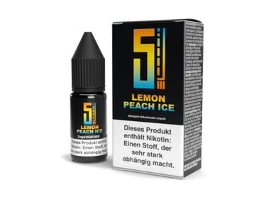 5EL - Lemon Peach Ice - Nikotinsalz Liquid