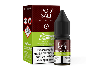 Pod Salt Fusion - Cola with Lime - Nikotinsalz Liquid 