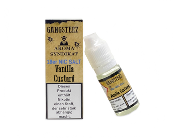 Gangsterz - Vanilla Custard - Nikotinsalz Liquid 